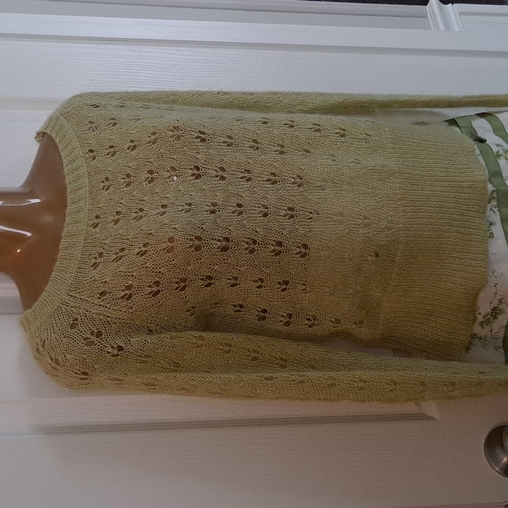 Lime green sweater